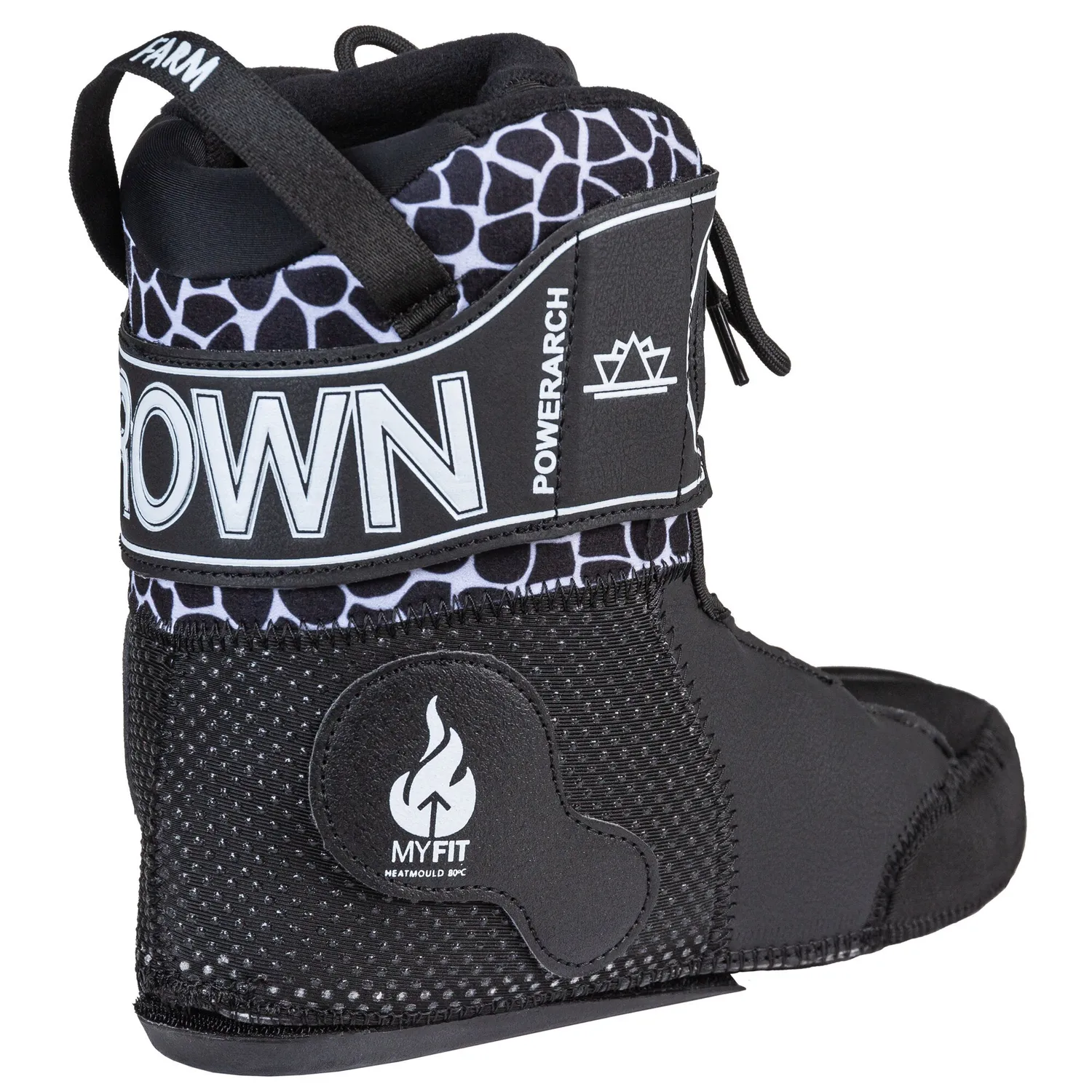 Powerslide Crown Chris Farmer Pro II inderstøvle sort memory foam