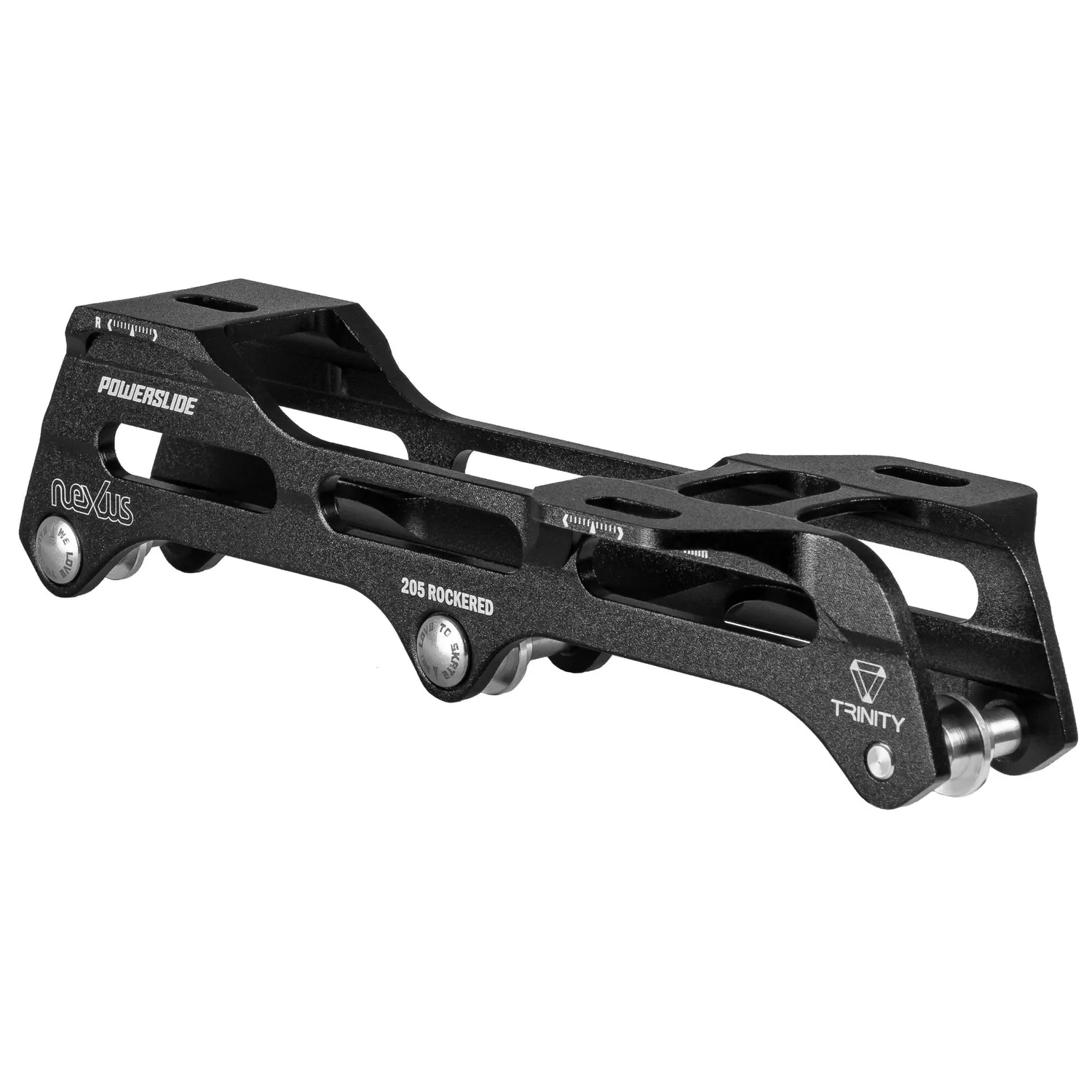 Powerslide Nexus Rocker 205 3x84 ramme sort TRI