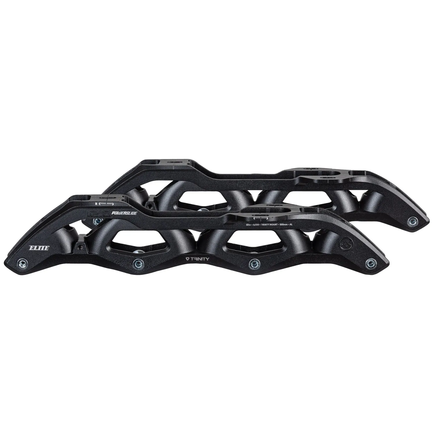 Powerslide Elite 305 4x100 sort ramme Trinity