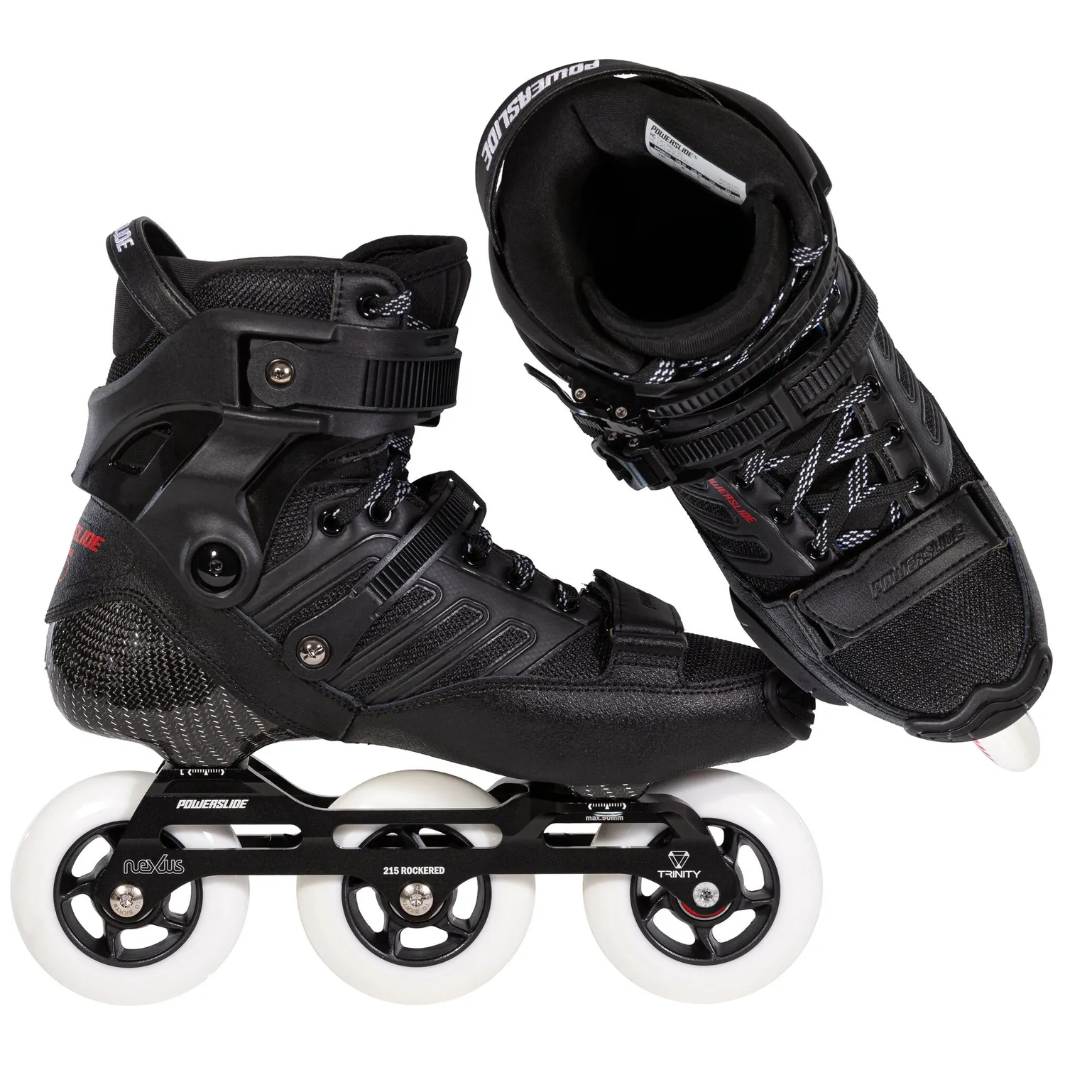 Powerslide HC Evo Pro 90 rulleskøjter sort carbon
