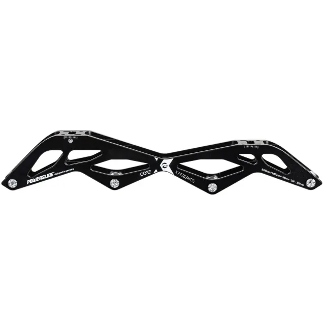 Powerslide Core X-perience 12.8" skinneramme 3x110 sort aluminium