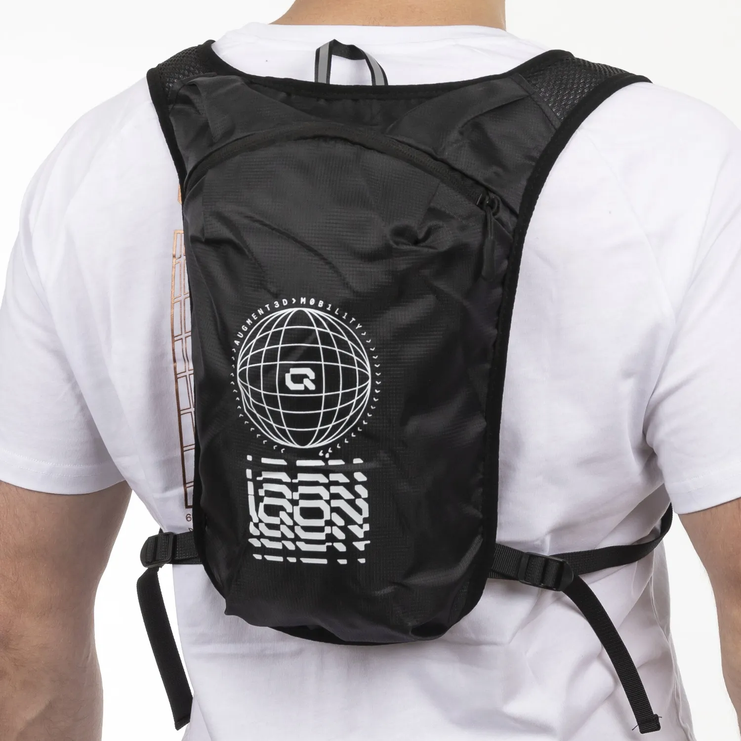 IQON Explore rygsæk 5 liter sort funktionstaske
