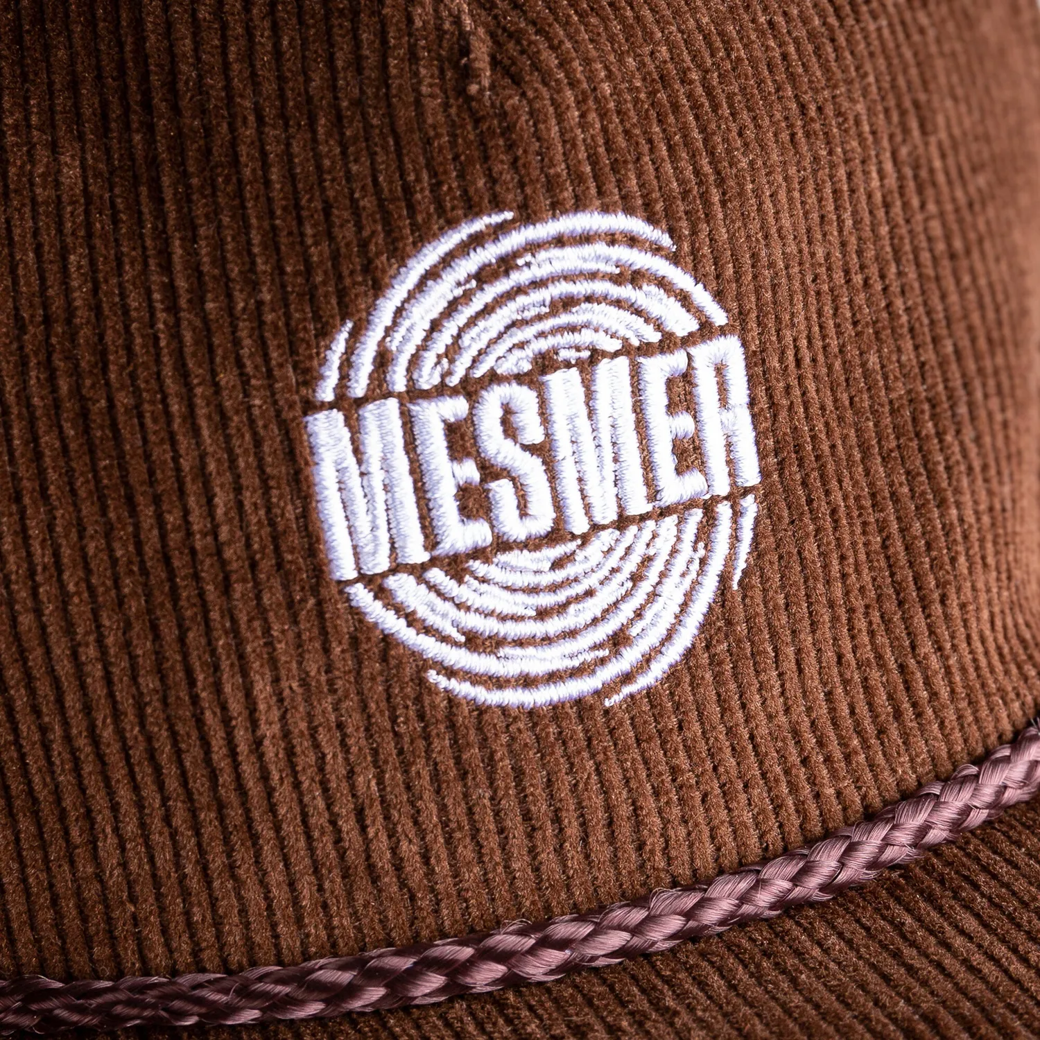 Mesmer Spiral Cap kasket brun fløjl