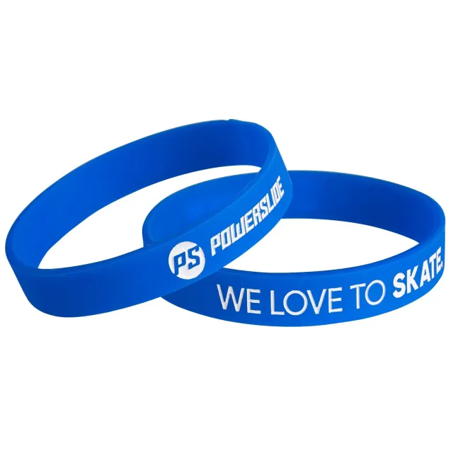Powerslide We Love to Skate armbånd blå fan merch