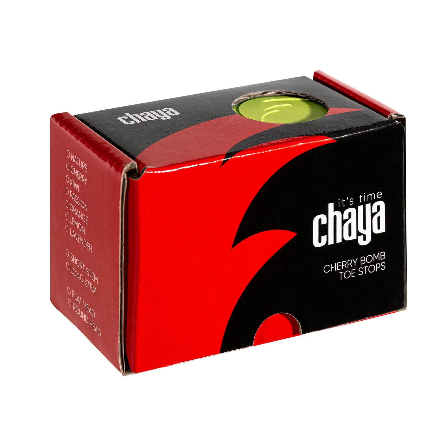 Chaya Cherry Bomb toe stop lemon gul 48mm