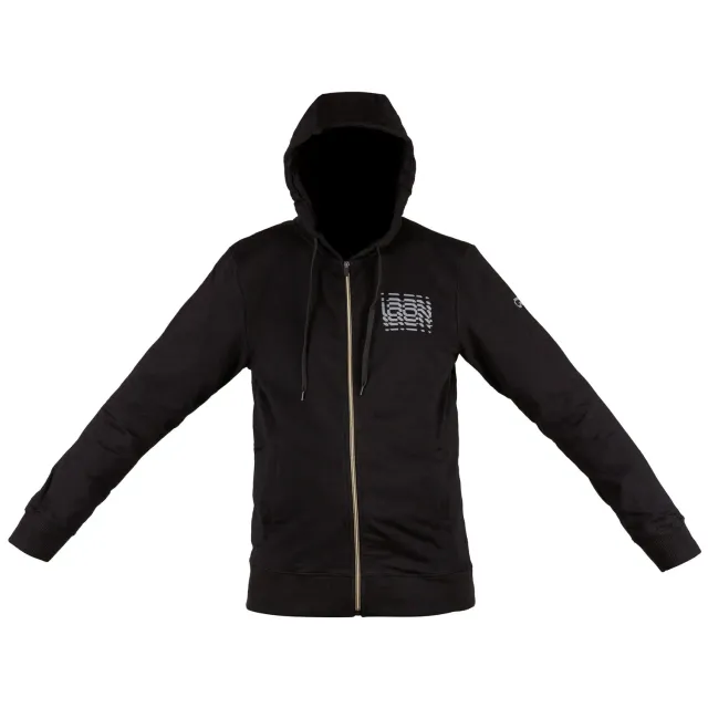 IQON Explore Zip Hooded Q hoodie M bomuld sort