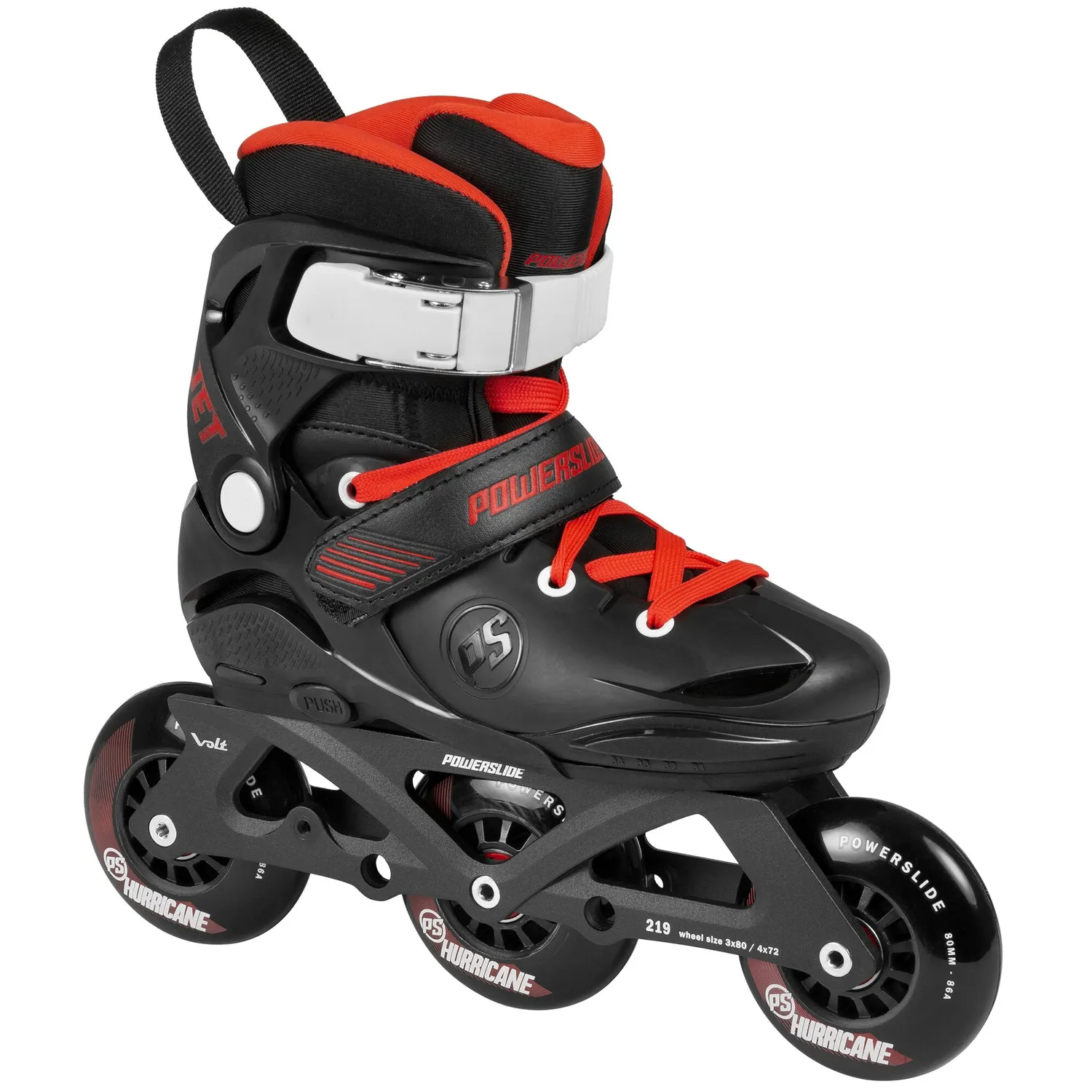 Powerslide Jet Pro Black børne inlineskøjter justerbar