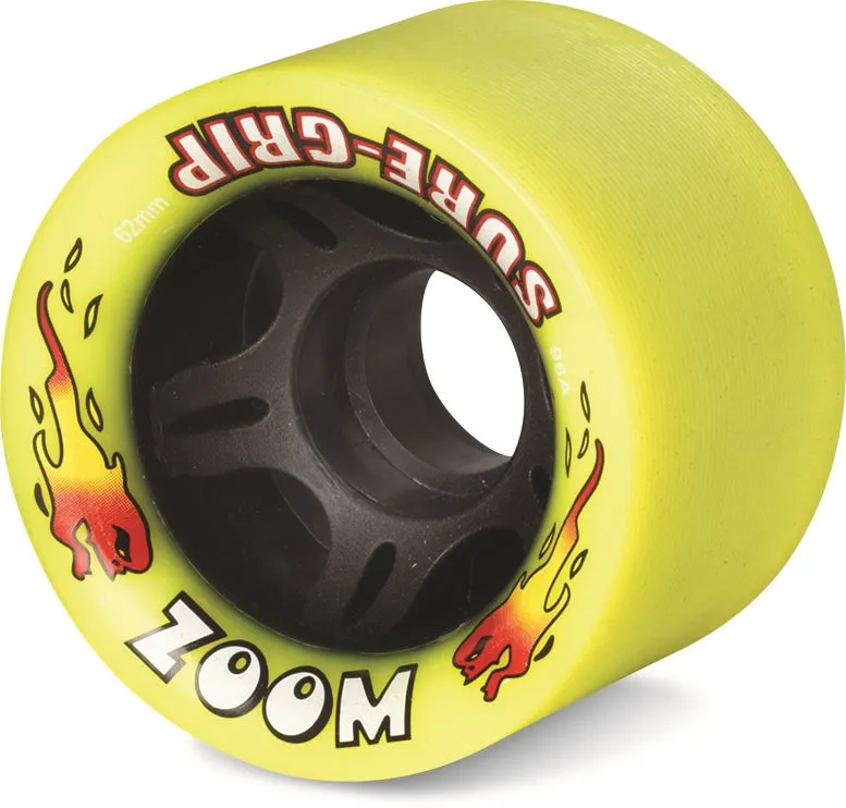 Sure-Grip Zoom 62mm speed hjul rød 8-pak urethane