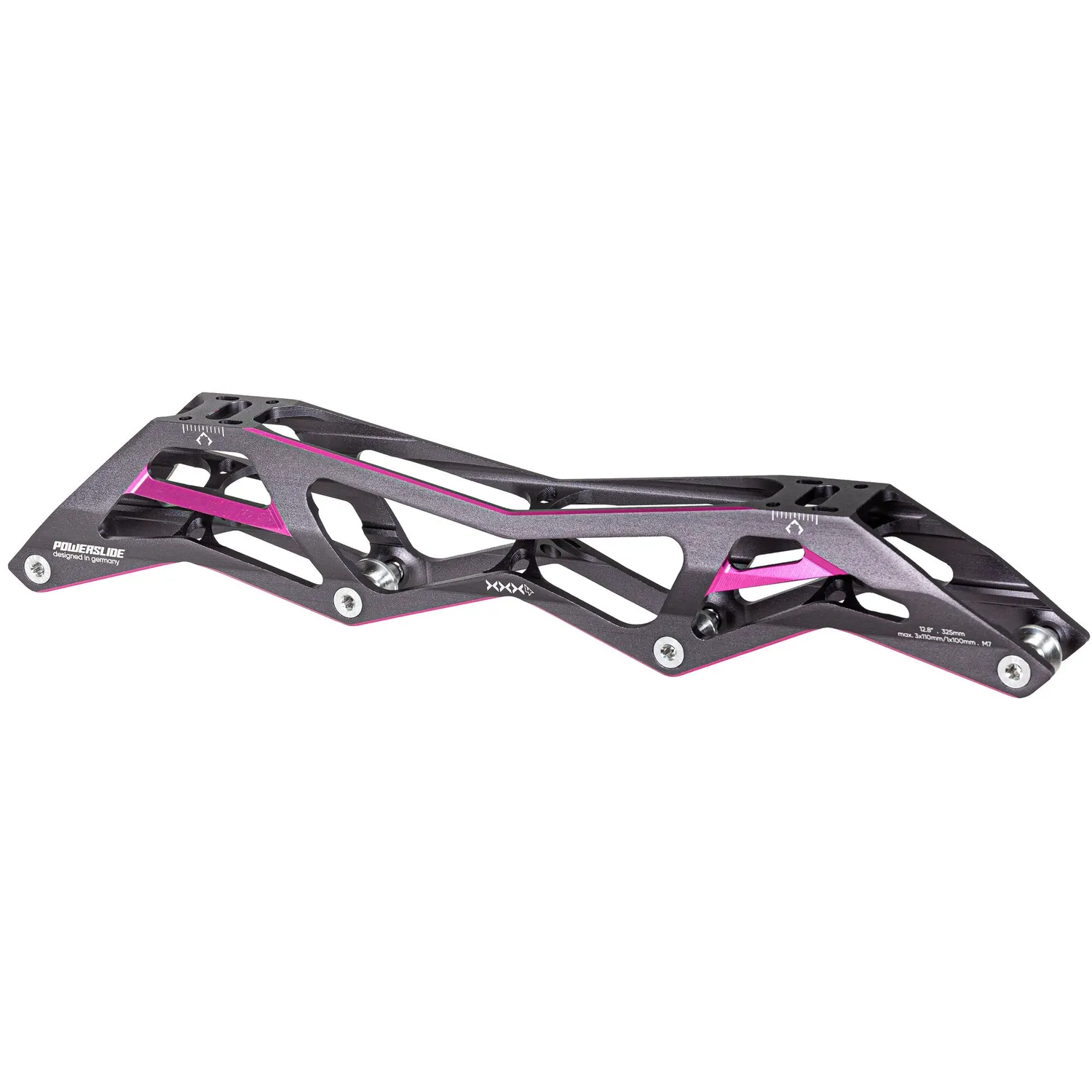 Powerslide 3X4 12.8 Titanium Pink frame 195