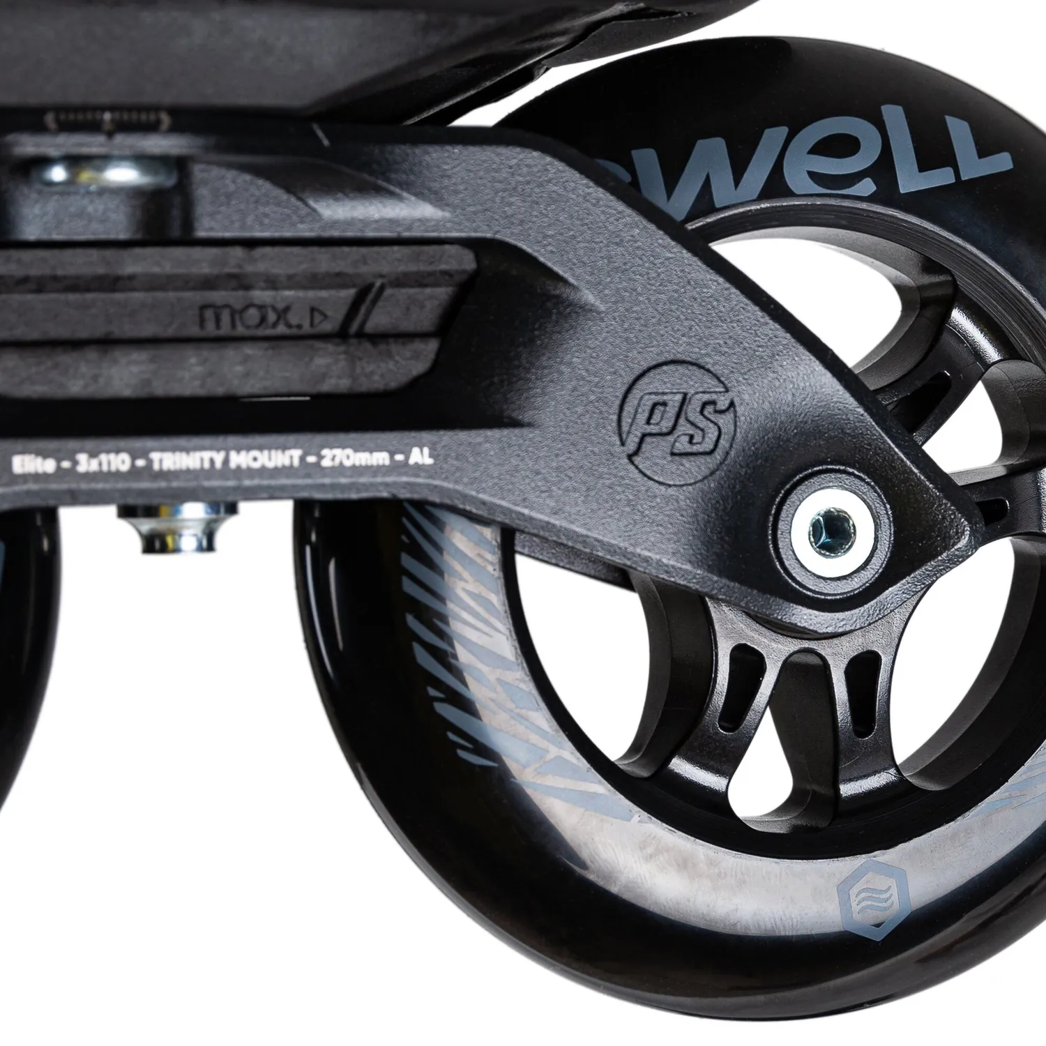 Powerslide Swell Triple Black Syncro 110 rulleskøjter