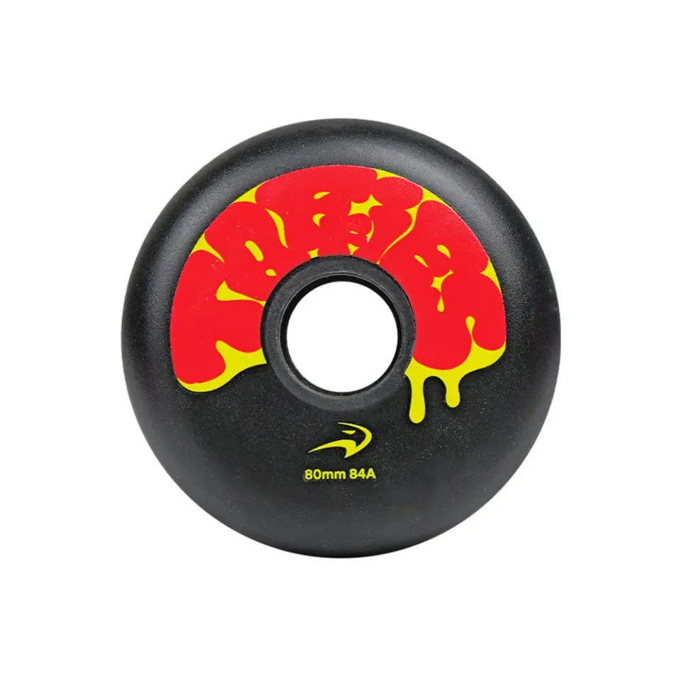 Flying Eagle Taffies hjul sort 80mm 84A 4-pak