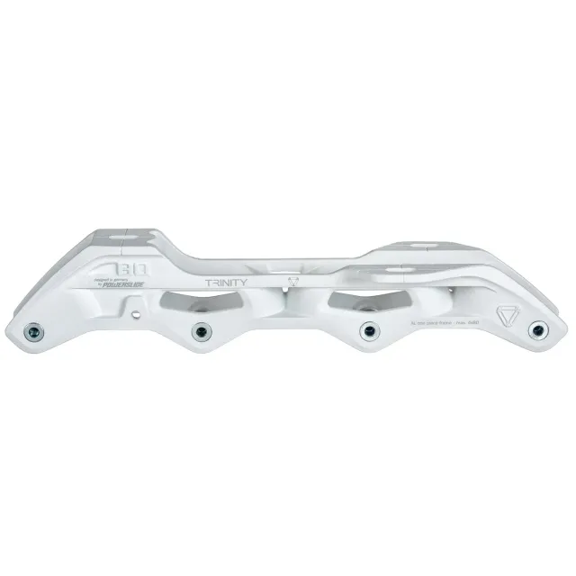 Powerslide Elite 243 4x80 Ramme hvid Trinity alu