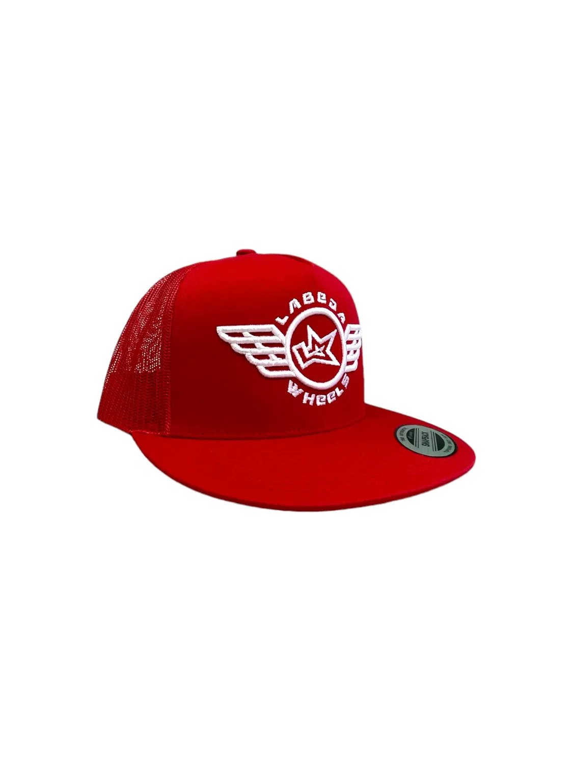 Labeda Wings truckerkasket rød-hvid 5-panel