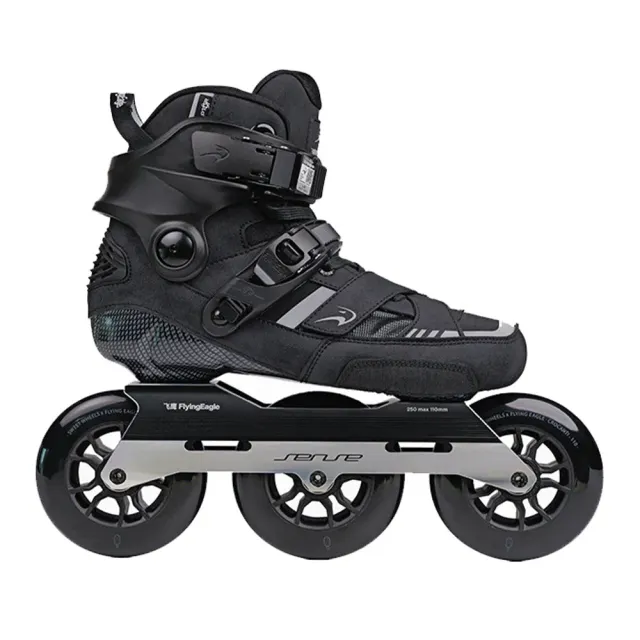 Flying Eagle Raptor T110 rulleskøjter sort 42 3x110mm speed