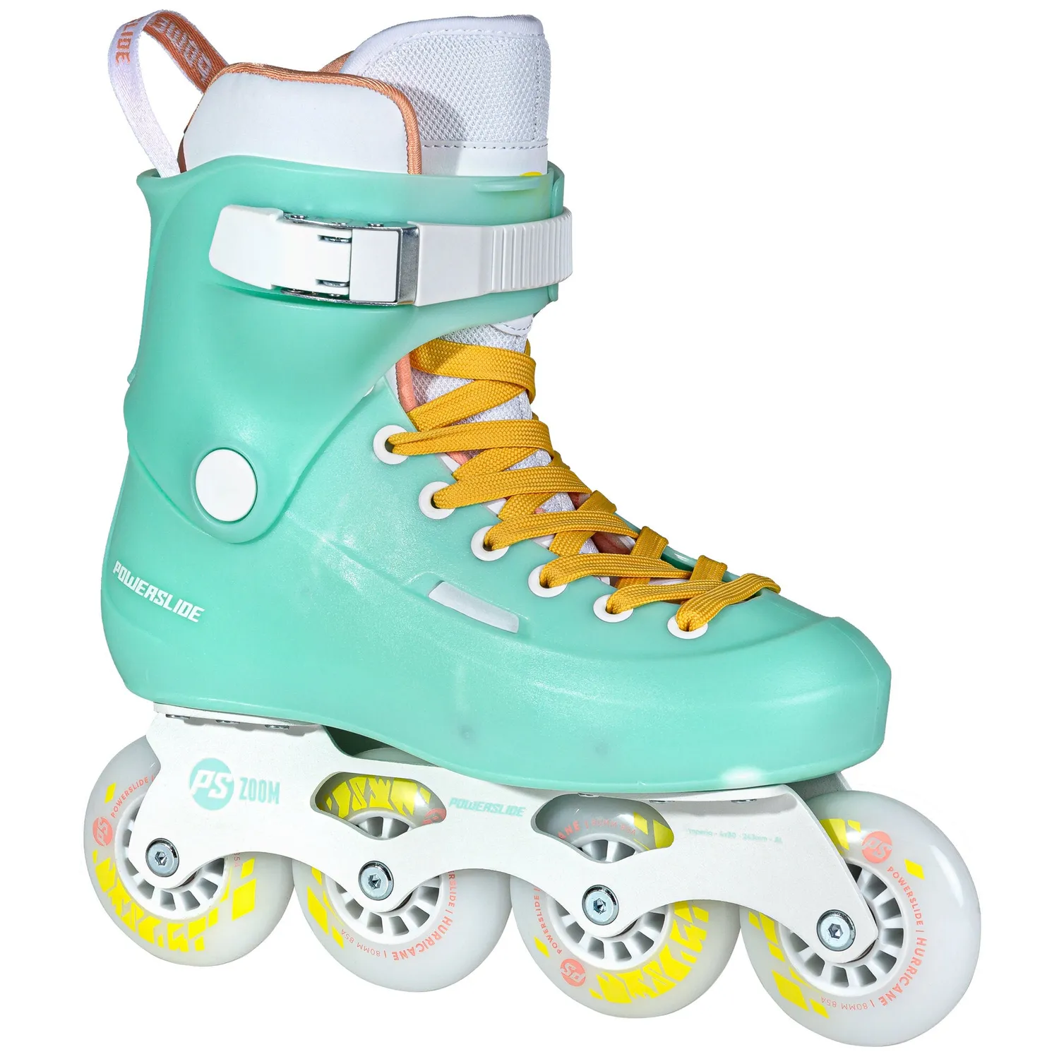 Powerslide Zoom Baby Blue 80 rulleskøjter lyseblå