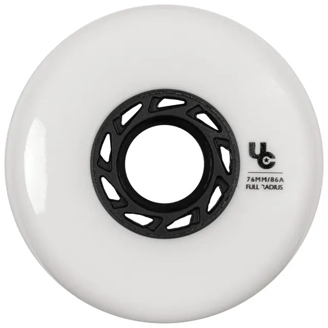 Undercover Team Hjul 76mm/86A Hvid 4-pak