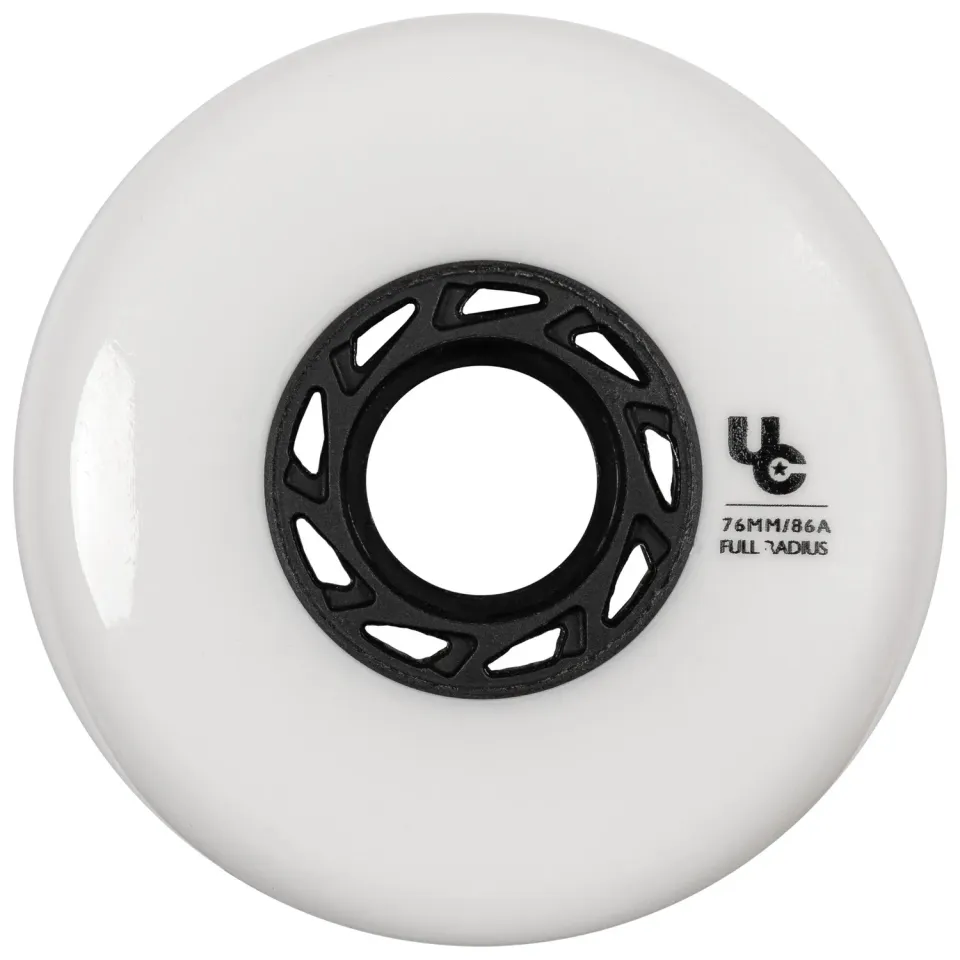 Undercover Team Hjul 76mm/86A Hvid 4-pak
