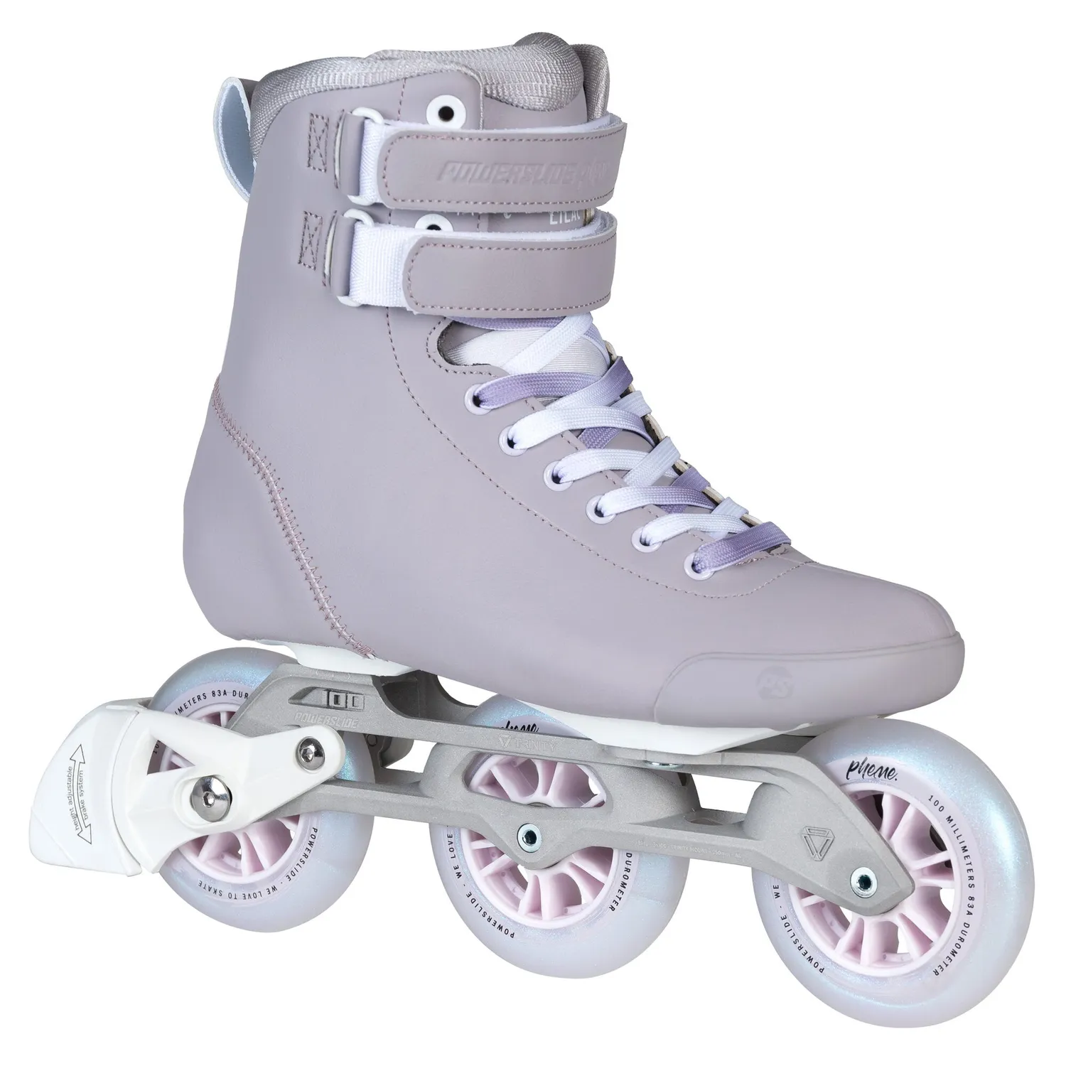 Powerslide Pheme Lilac 100 rulleskøjter lilla 3x100