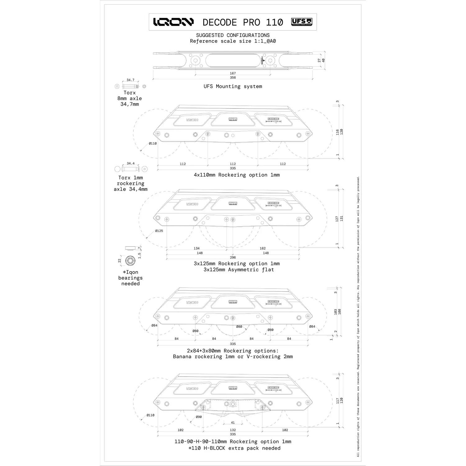 IQON Decode Pro 110 stel UFS dark urban
