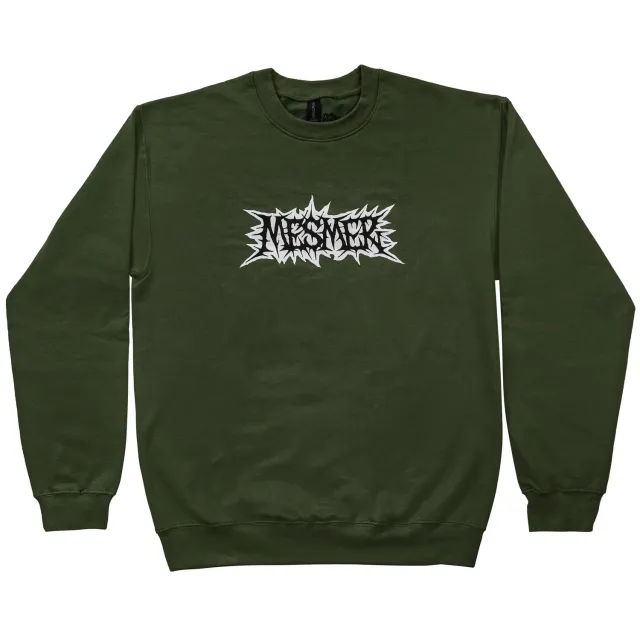 Mesmer Spiky sweatshirt grøn normal fit