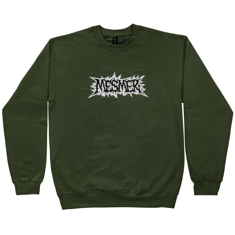 Mesmer Spiky sweatshirt grøn normal fit