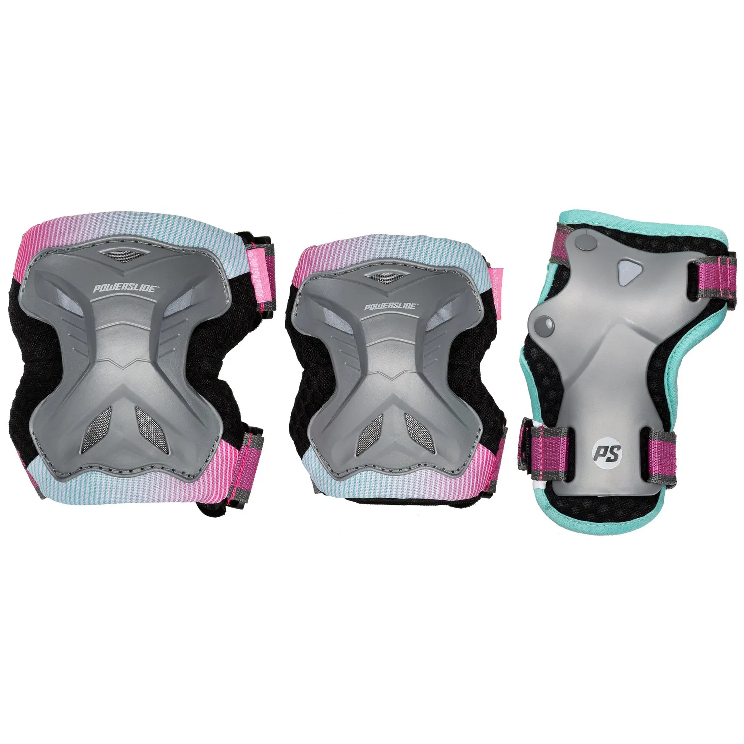 Powerslide Kids Pro Girls beskyttelsessæt pink XS