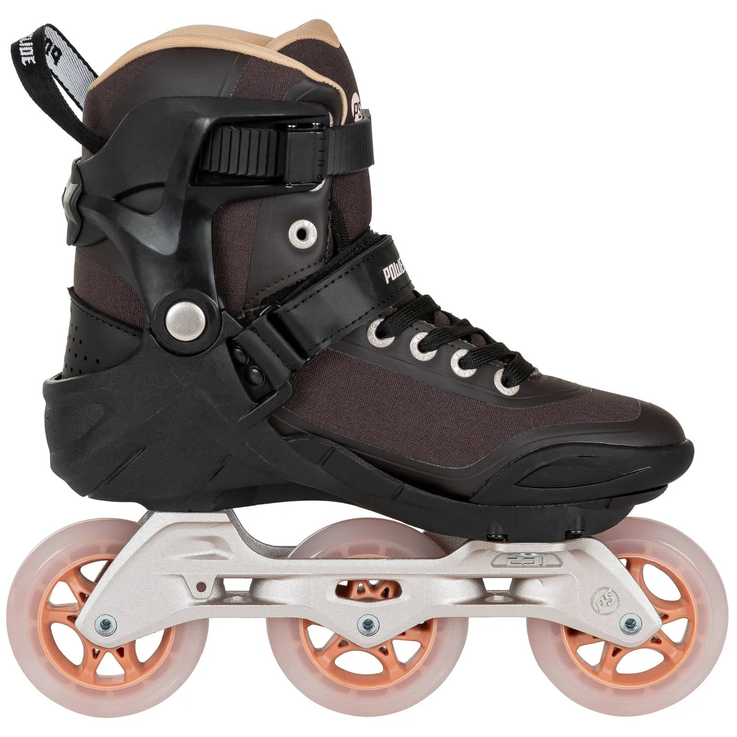 Powerslide Phuzion Radon Bronze 90 rulleskøjter sort 90mm
