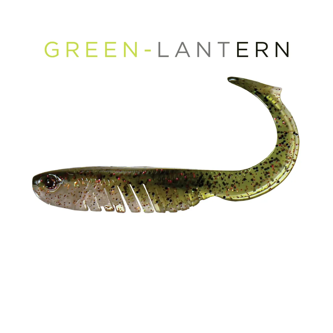 Headbanger BangerRibs 3-1/2 gummiagn 5-pak Lime Shad