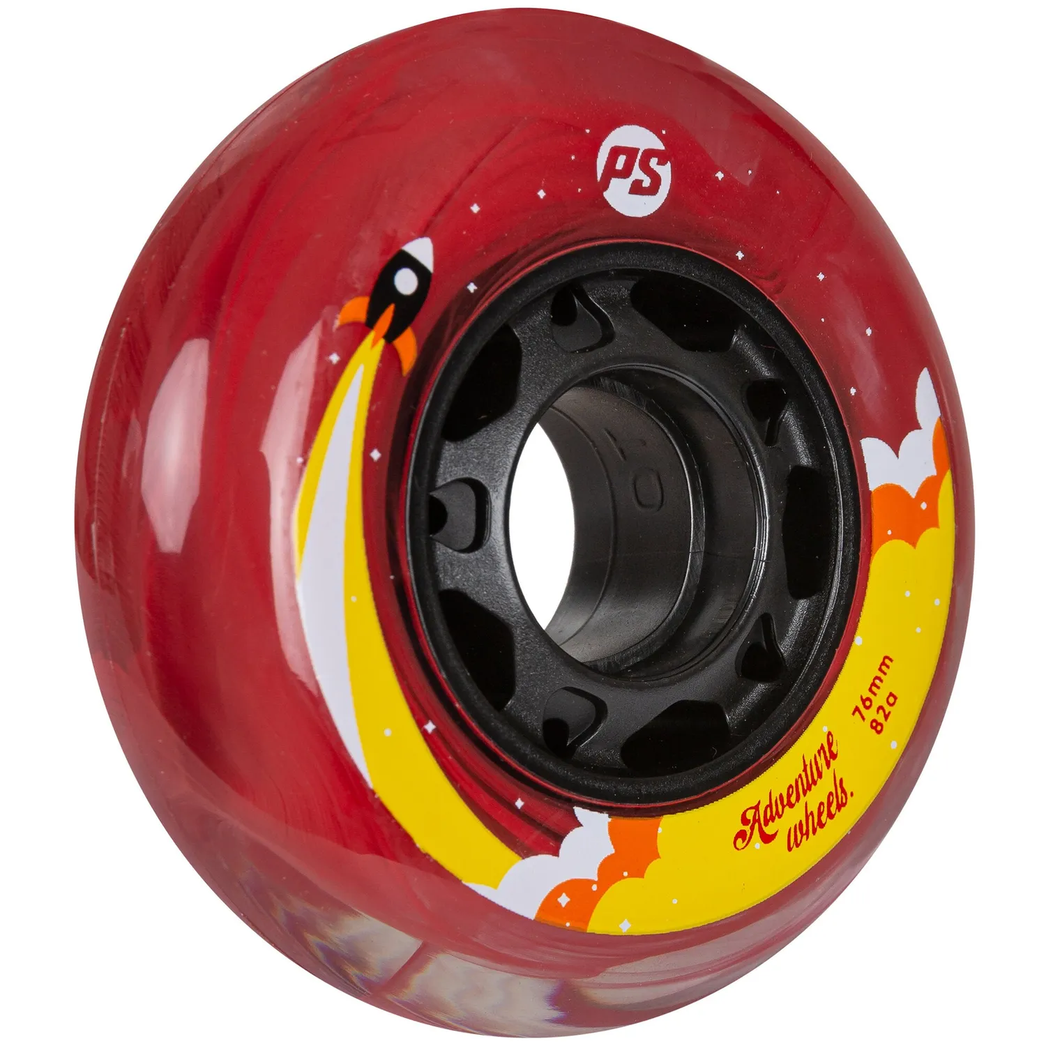 Powerslide Adventure hjul 76mm 82A 4-pak orange