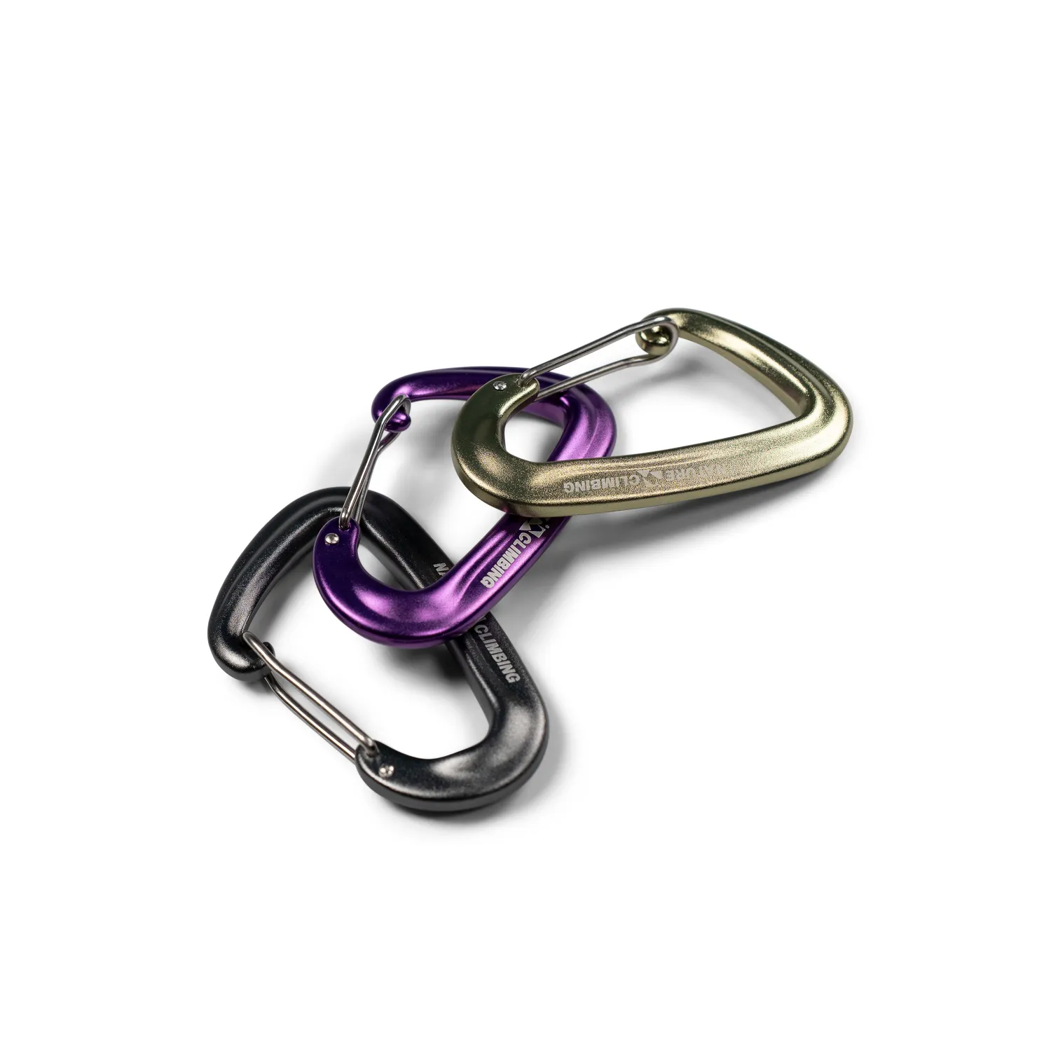 Nature Climbing Carabiner Wiregate karabin mosegrøn alu