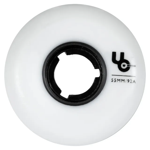 Undercover Team 55/92A aggressive-hjul 4-pak hvid 55mm