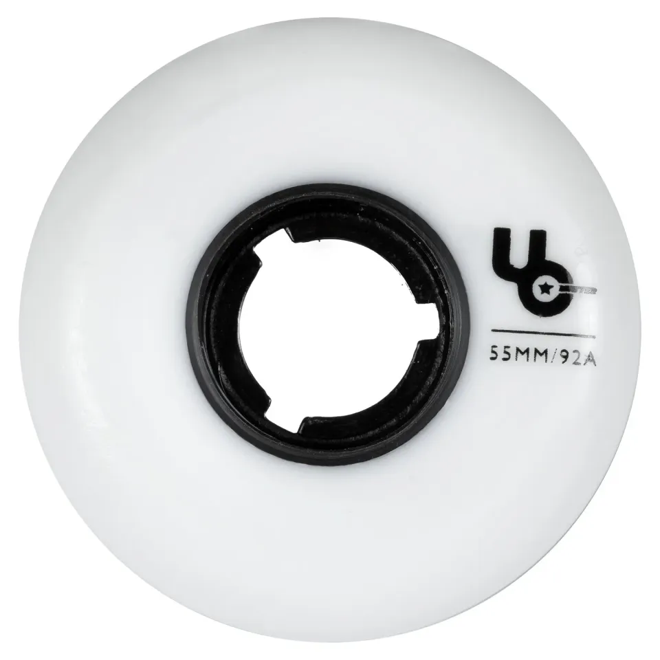 Undercover Team 55/92A aggressive-hjul 4-pak hvid 55mm