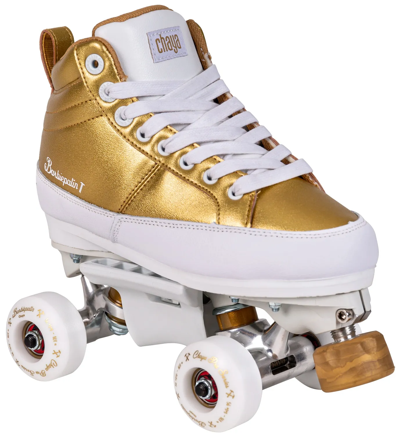 Chaya Kismet Barbiepatin Gold rulleskøjter park bundle 56mm