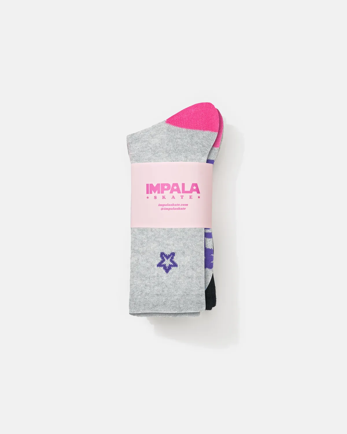 Impala Skate Socks Twinkle skatesokker 3-pak glimmer