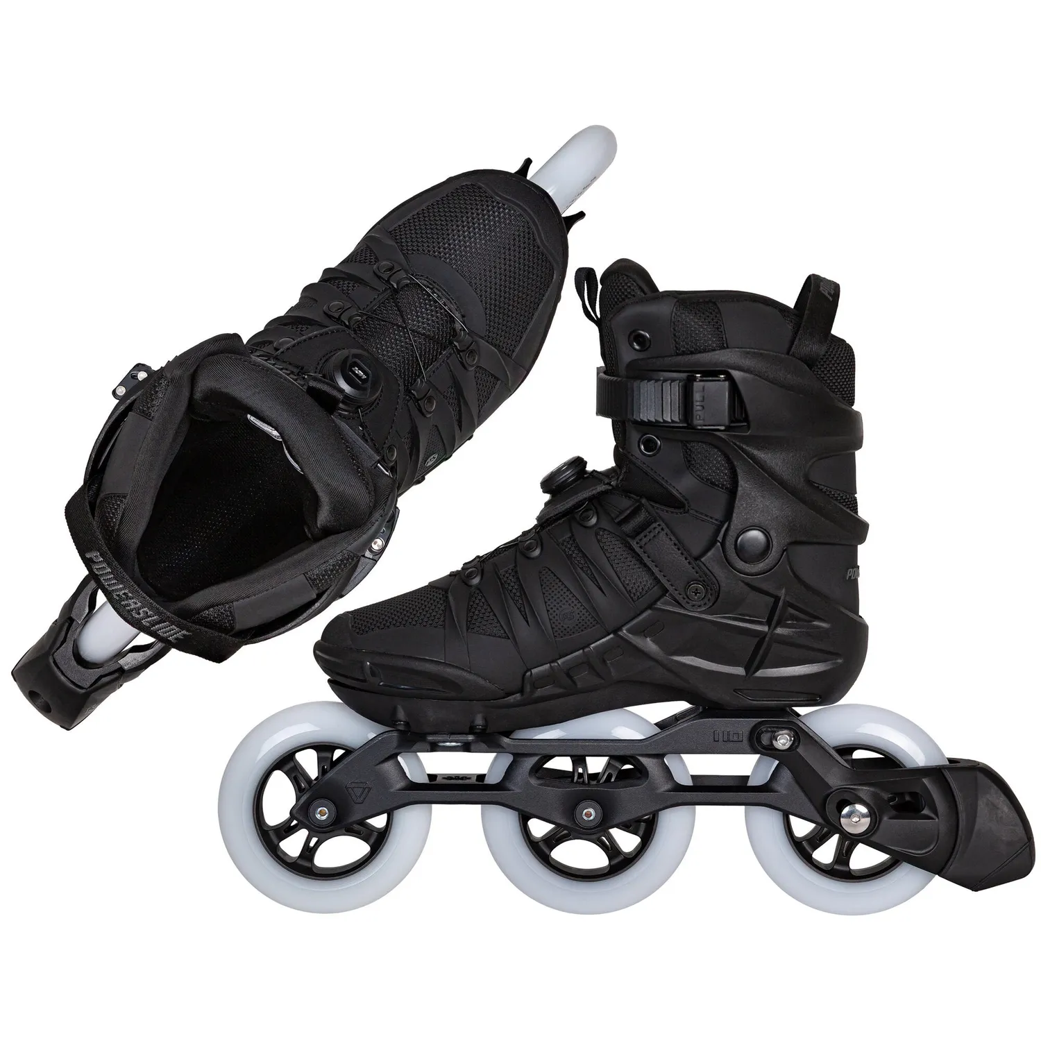 Powerslide Phuzion Argon KPU PDS rulleskøjter sort