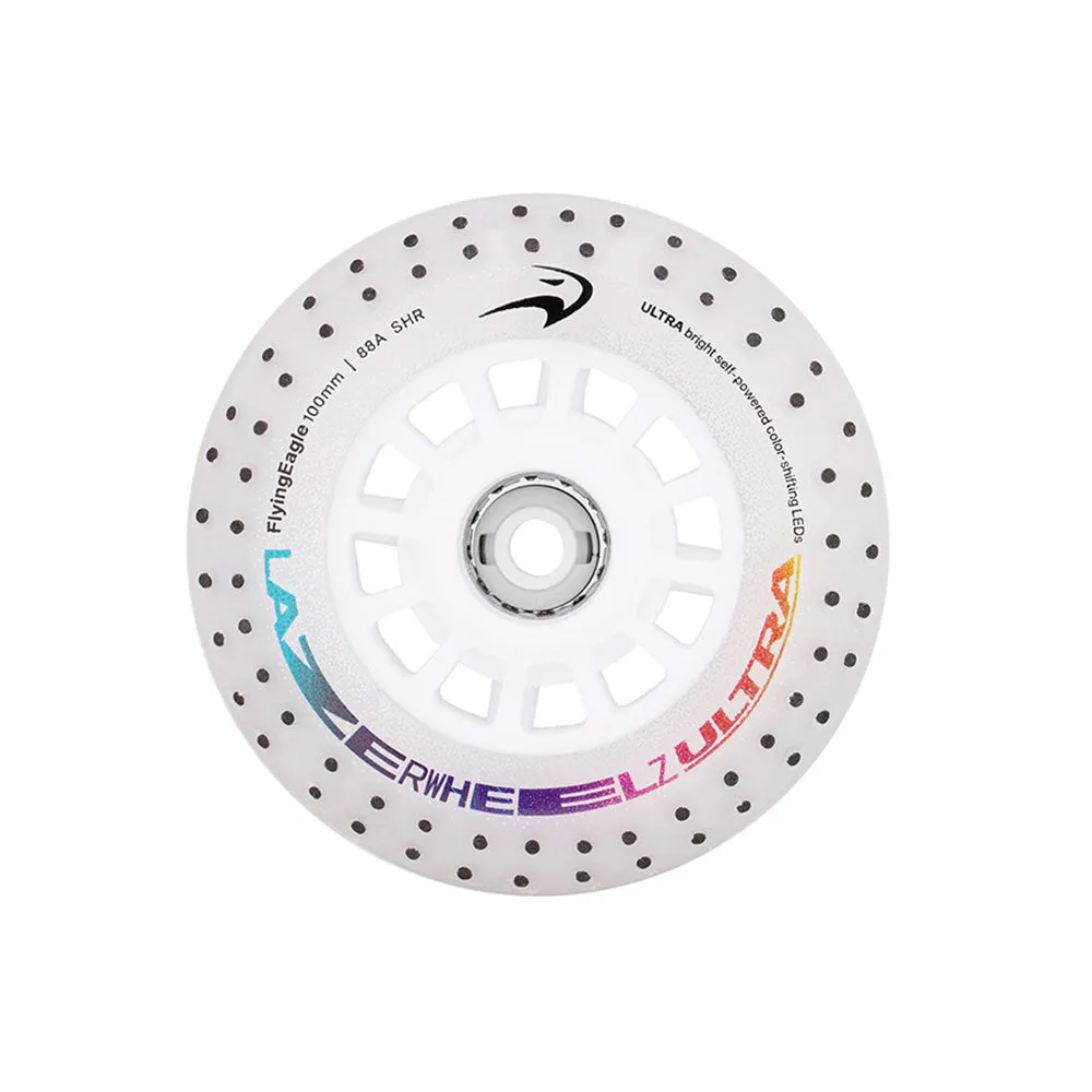 Flying Eagle Lazerwheelz Ultra+Spark inline hjul 80mm 4-pak LED