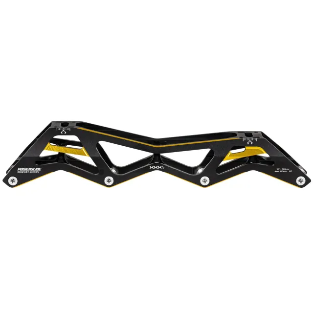 Powerslide Triple X 3X4 12,0" 4x100 skinne sort guld