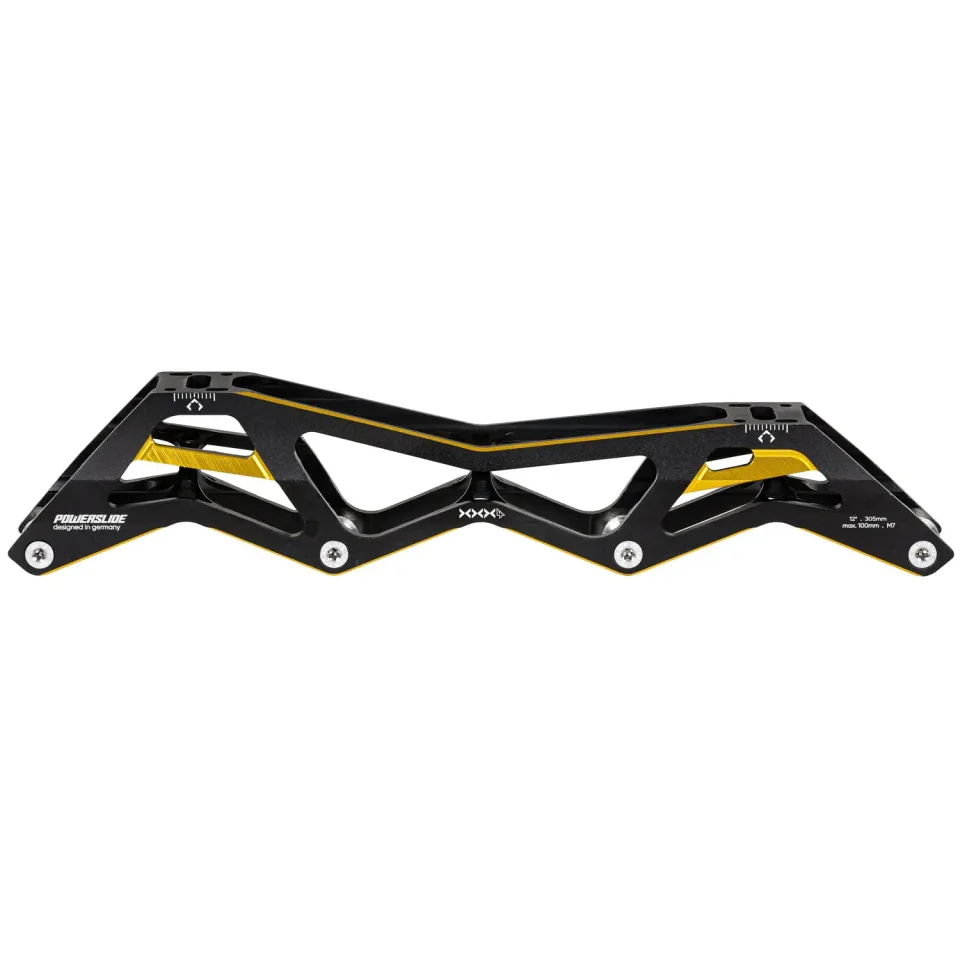 Powerslide Triple X 3X4 12,0" 4x100 skinne sort guld