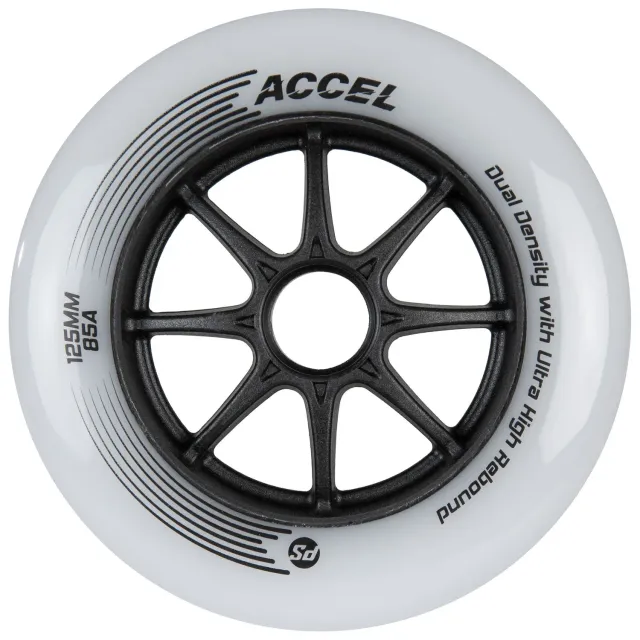 Powerslide Accel 125mm 85A hjul 6-pak race