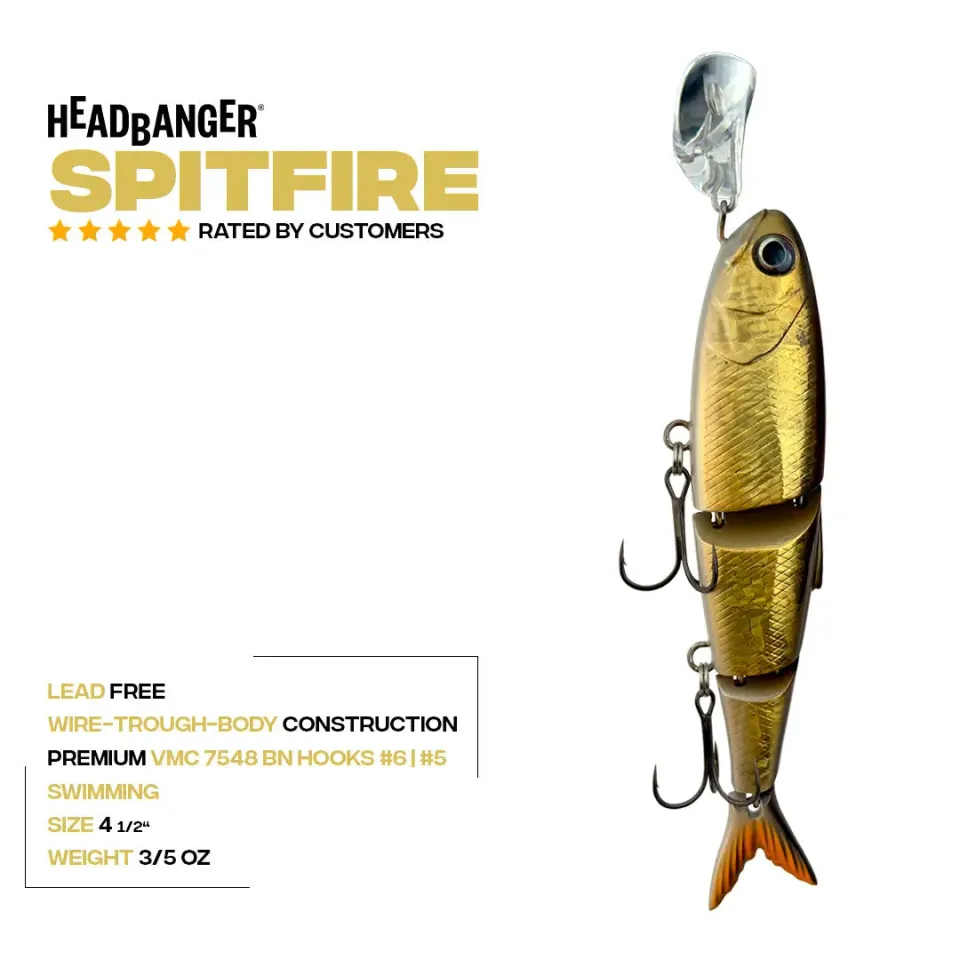 Headbanger Spitfire 4-1/2 topwater 11 cm