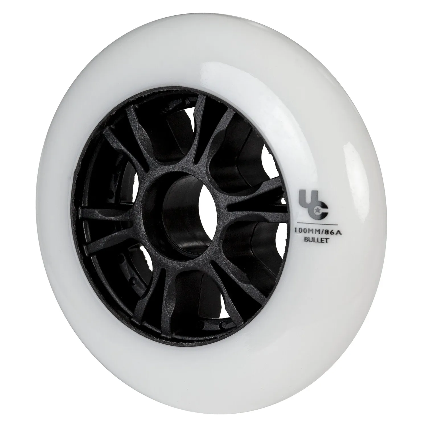 Undercover Team 100mm 86A inline hjul hvid 4-pak