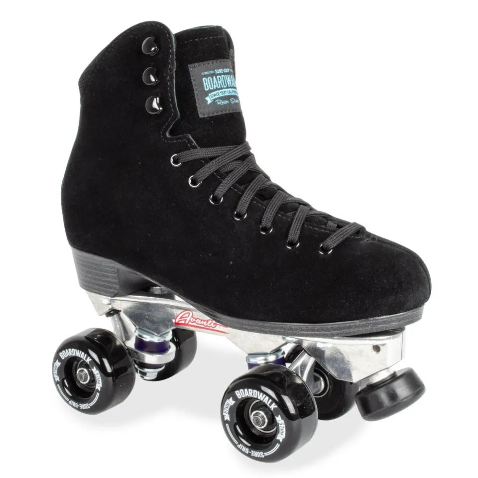 Sure-Grip Boardwalk Avanti rulleskøjter Black Plus 38 smedet
