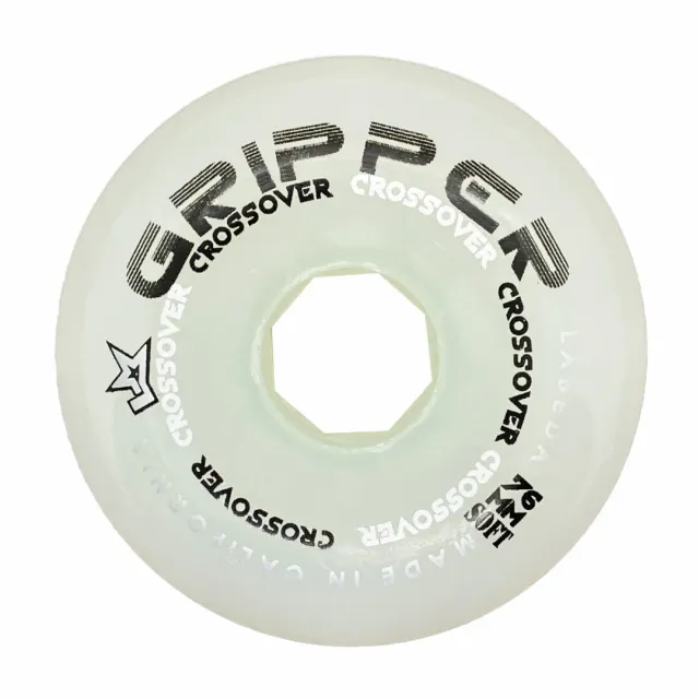 Labeda Gripper Soft rullehockeyhjul hvid 76 mm blød