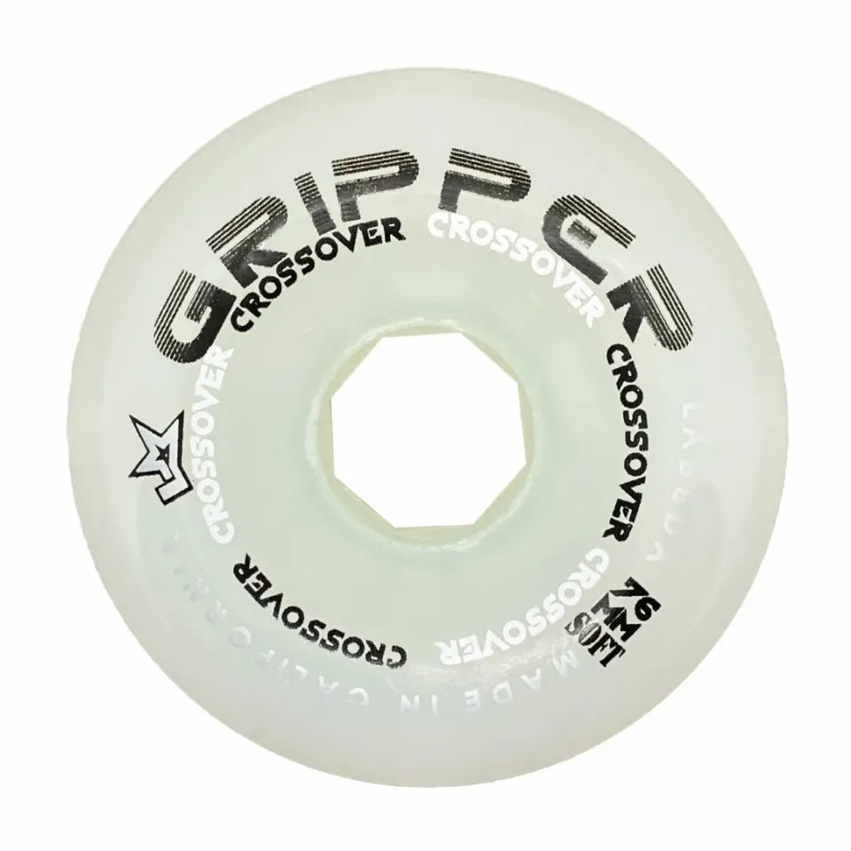 Labeda Gripper Soft rullehockeyhjul hvid 76 mm blød