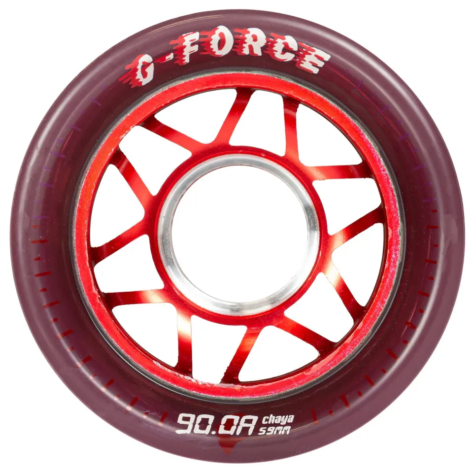 Chaya G-Force Alloy Grippy derbyhjul 59mm 90A 4-pak
