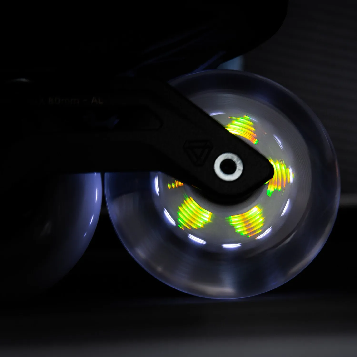 Powerslide Graphix Plus 80mm LED-hjul 1 stk multicolor