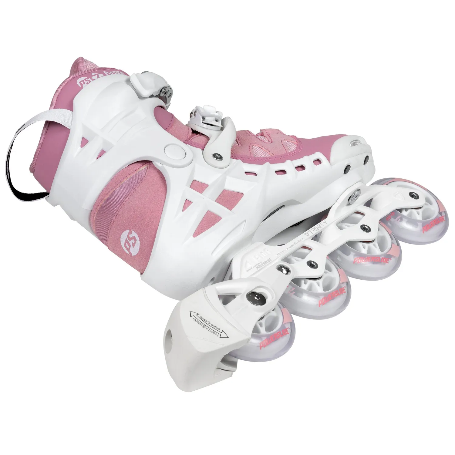 Powerslide Phuzion Argon Rose 80 fitnessskøjte 40 pink