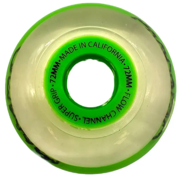 Labeda Slime X-Soft rullehockeyhjul 72mm neongrøn ekstra blød