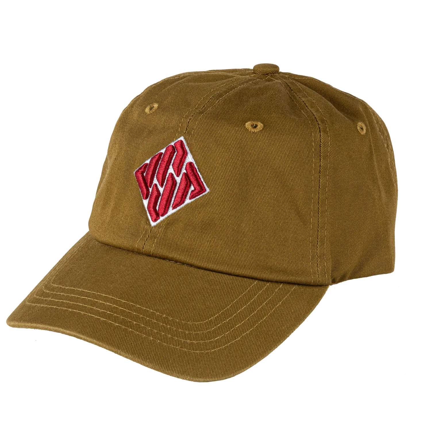 USD Diamond Cap kasket brun 6-panel broderet