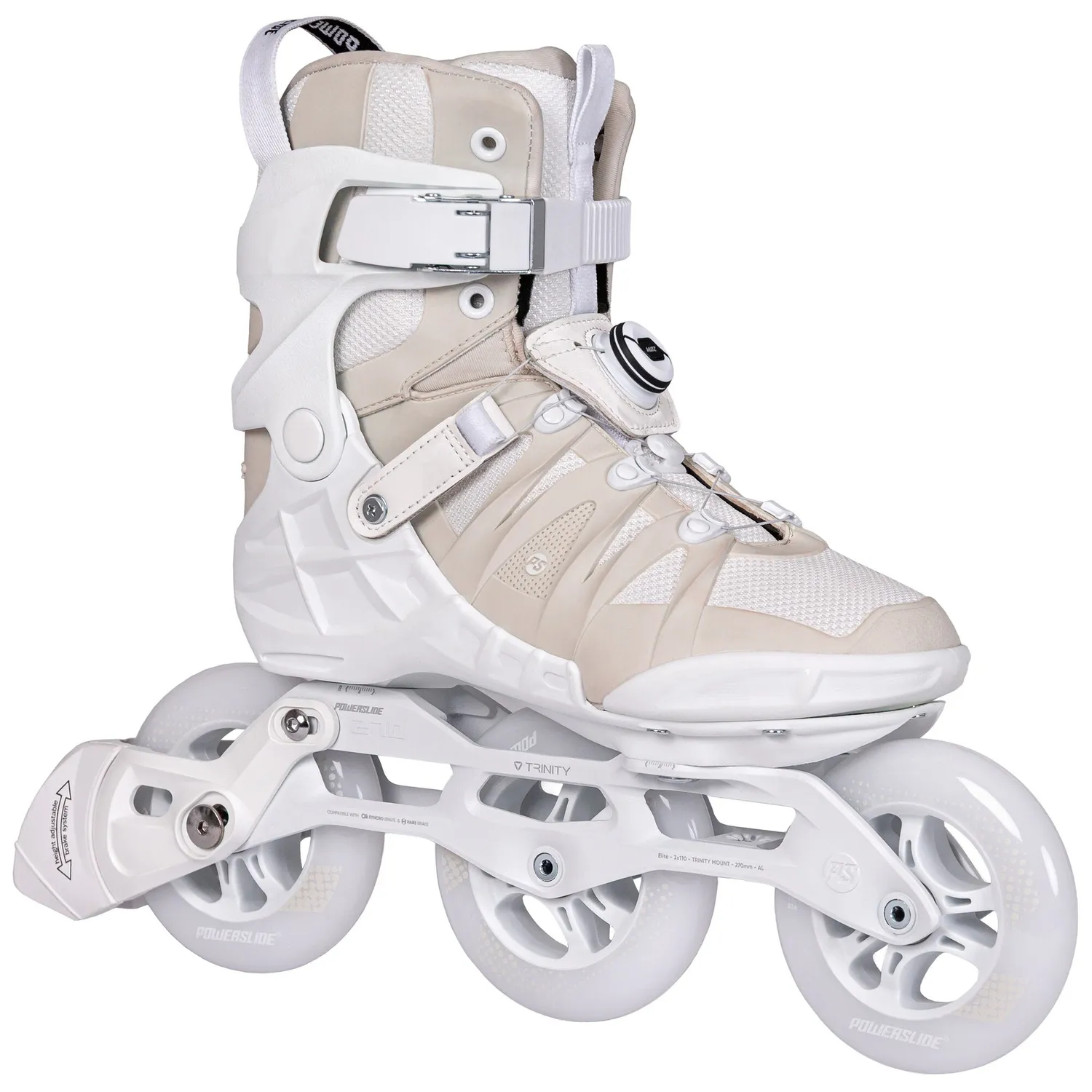 Powerslide Phuzion Argon inliners hvid 110mm